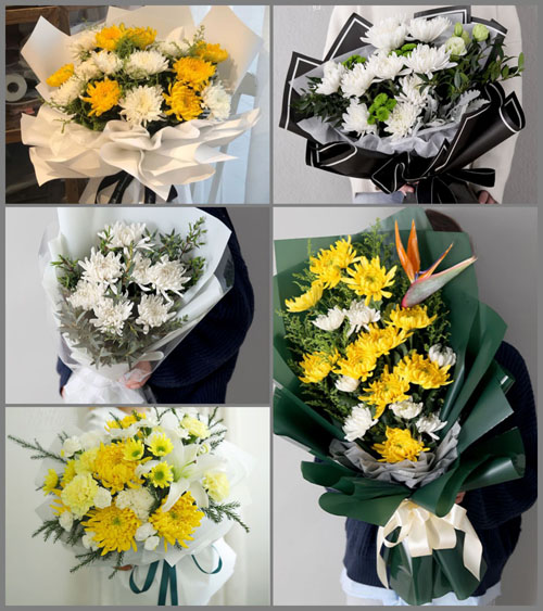 辽宁沈阳辽中区刘二堡镇白事花束代送